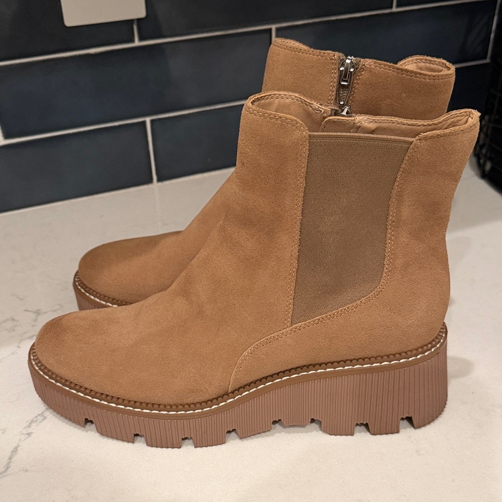 Dolce Vita Camel Ankle Booties